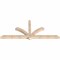 Ekena Millwork Redmond Smooth Timber Gable Bracket, Douglas Fir, 84"W x 35"H x 3 1/2"D x 3 1/2"F, 10/12 Pitch GBW084X35X0404RED00SDF - alternate 5